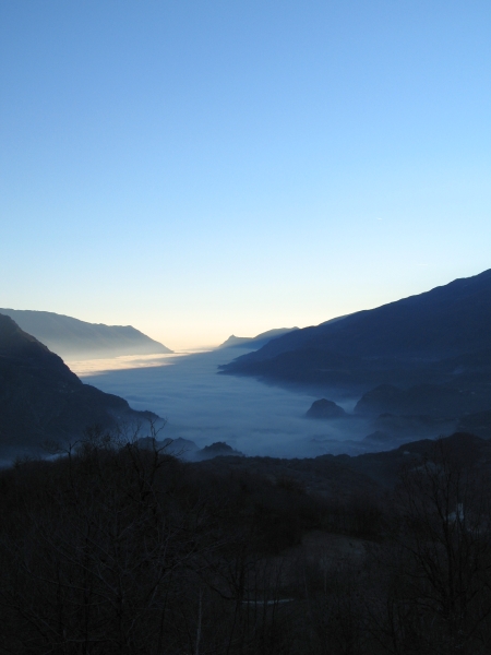 Hiking Italian alps Susa Valley