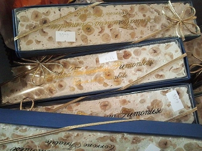 torrone piemontese Nutella in Italy