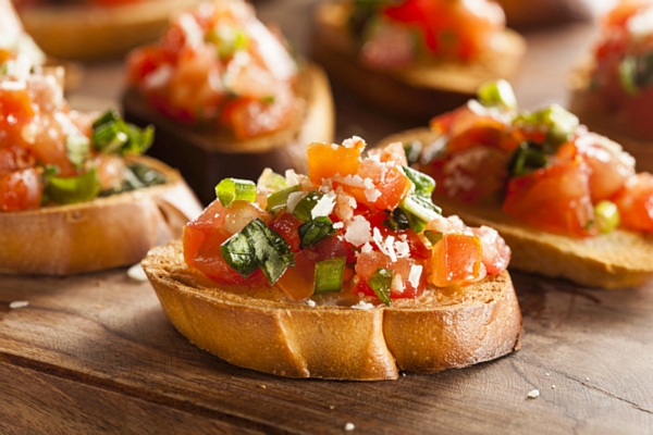 Food tours in Italy, bruschetta